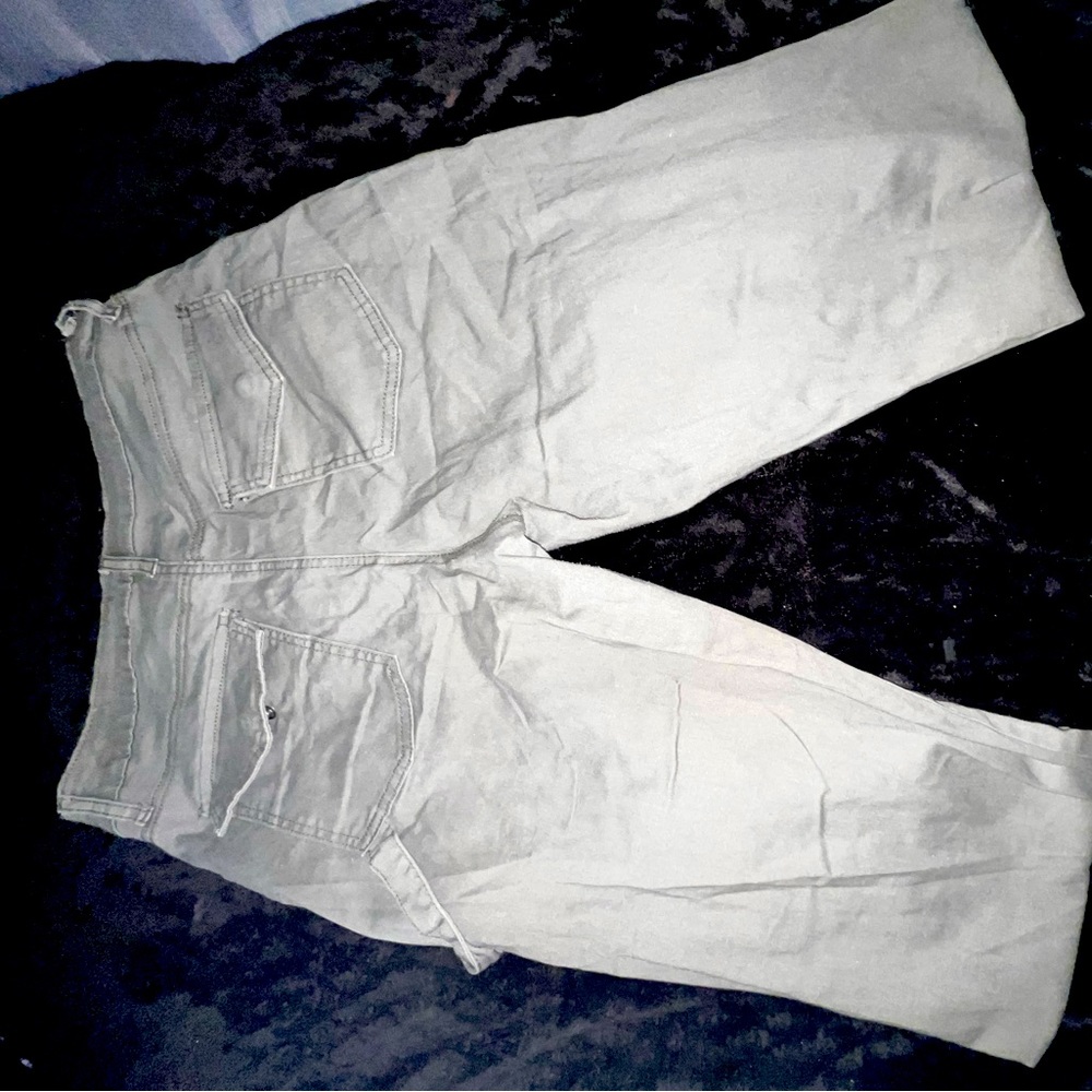 Grey green cargo pants